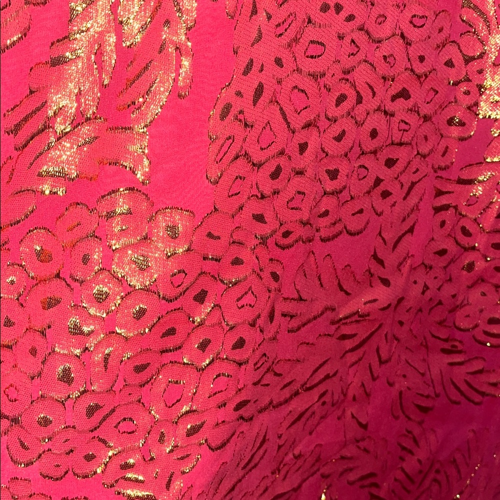 Lilly Pulitzer Lela Silk Slip Dress – Coral Reef Pineapple Clip - Picture 5 of 16